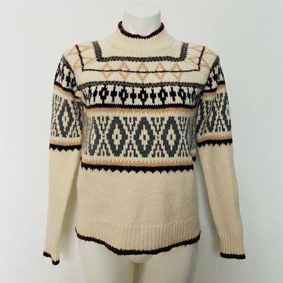 American Eagle Mock Neck Sweater - Picture 1 of 8